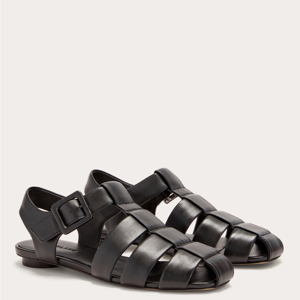 Everlane Black Leather Sandals